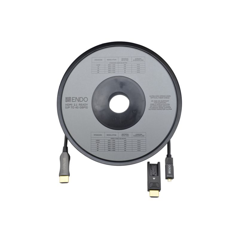 Endo Inspiration HDMI 2.1 READY Optical fiber cable, 17, 5 м